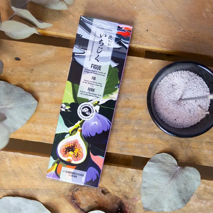 Tradícionális japán füstölőpálcika, kevés füsttel -édes, friss, gyümölcsös illat - életöröm, jókedv, vidámság